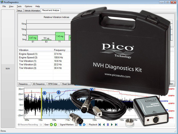NVH диагностический комплект на шум и вибрации