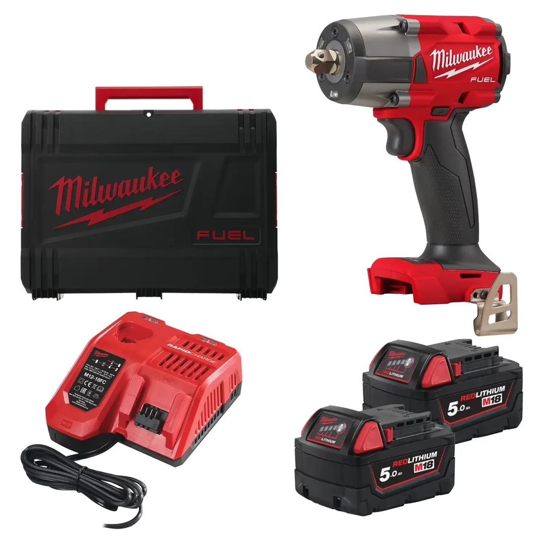 фотография Гайковерт аккумуляторный бесщеточный MILWAUKEE 1/2" (881Нм) M18 FMTIW2P12-502X Гайковерт аккумуляторный бесщеточный MILWAUKEE 1/2" (881Нм) M18 FMTIW2P12-502X фото