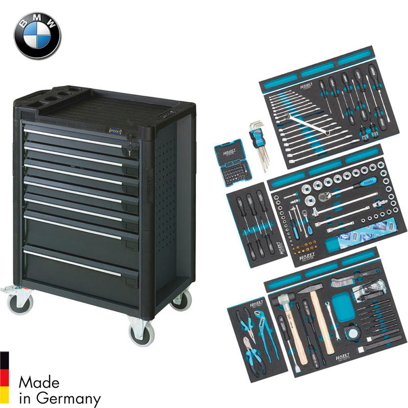 Дилерский набор инструментов BMW 157 предметов в тележке Hazet Германия
