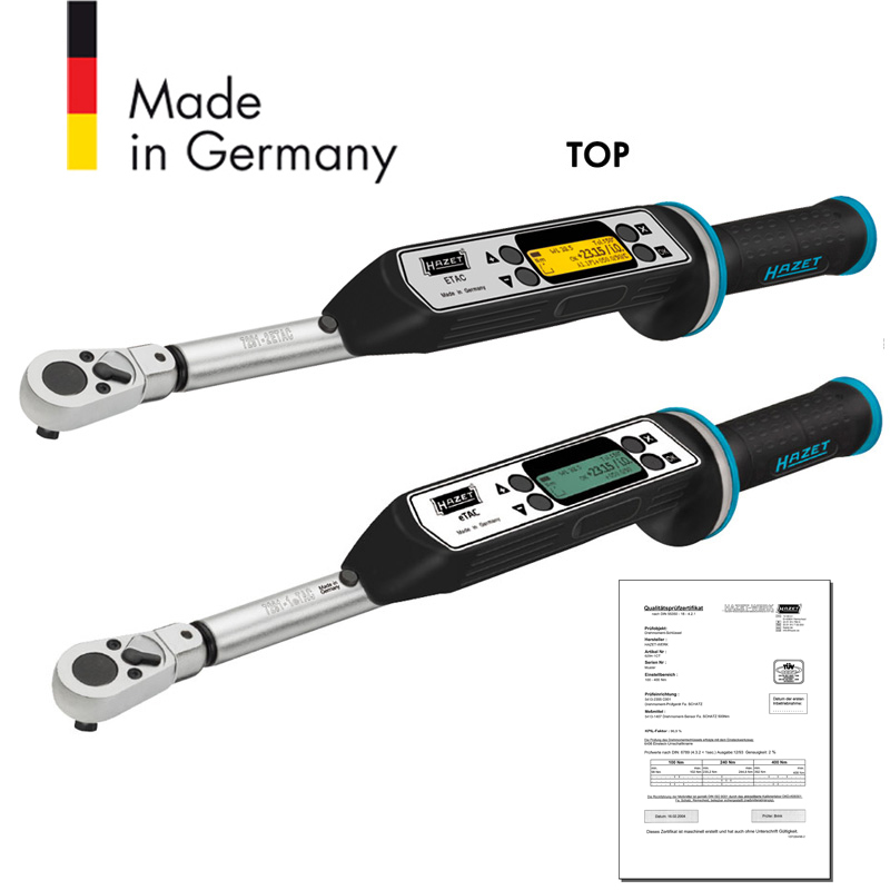 Электронный динамометрический ключ 10-100 Nm TOP 7291-2 eTAC Hazet Германия
