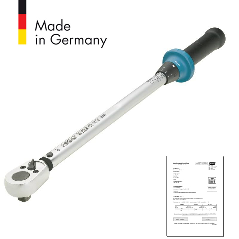 Ключ динамометричний 40 200 Nm 1/2" 5122-2CT Hazet Німеччина