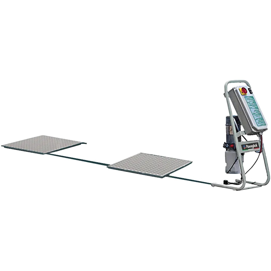 фотографія Люфт детектор підвіски R200/8i врівень з підлогою Люфт детектор R 200 с гидростанцией, напольное исполнение