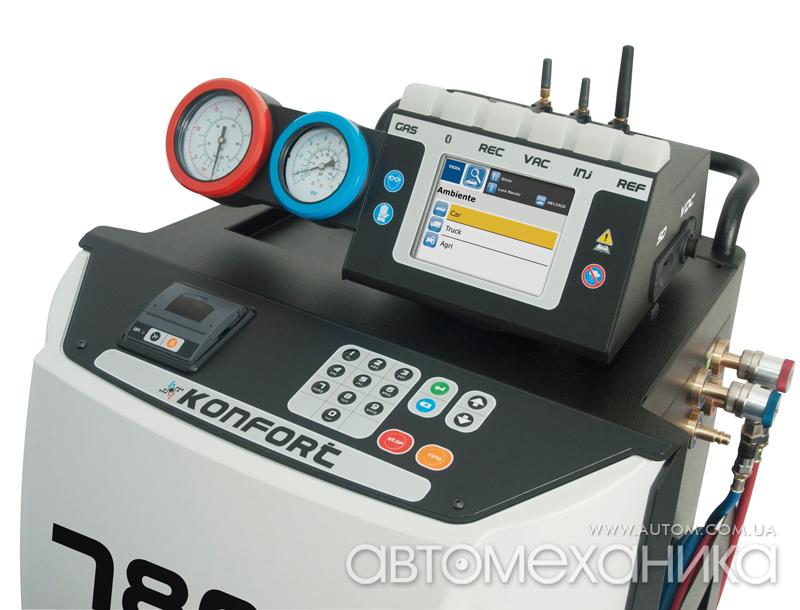 Полный автомат для заправки кондиционеров 2 газа TEXA Konfort 780R TOUCH Bi-Gas купить