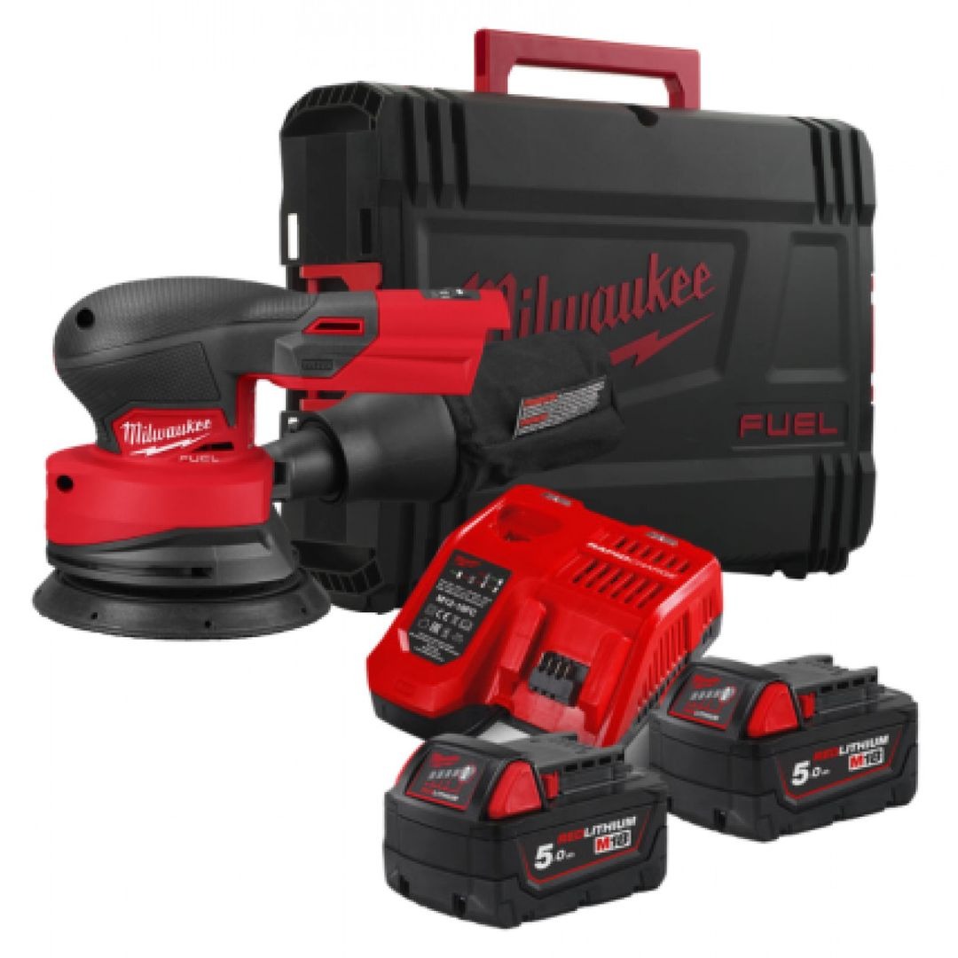 фотография Шлифмашина эксцентриковая аккумуляторная бесщеточная M18 FROS125-502X Шлифмашина эксцентриковая аккумуляторная бесщеточная M18 FROS125-502X фото