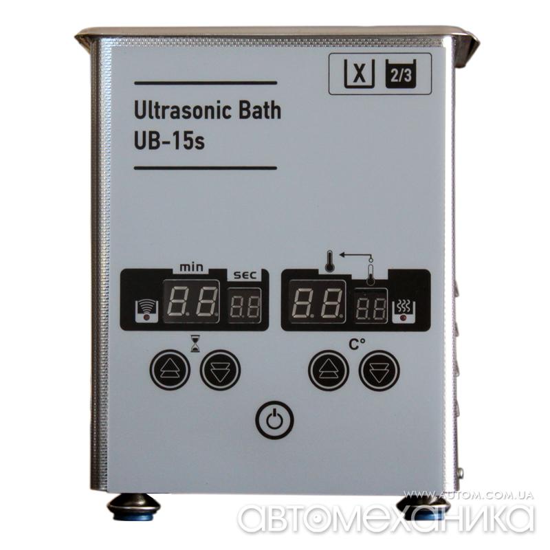 В комплекте со стендом поставляется ультразвуковая ванна UB-15S с подогревом и таймером