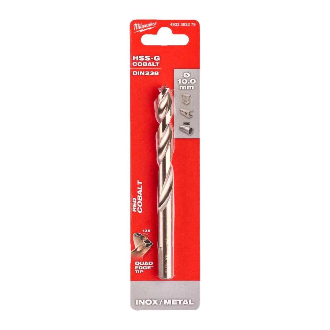 Сверло по металлу HSS-Co  DIN338, Ø10,0х133х87мм фото